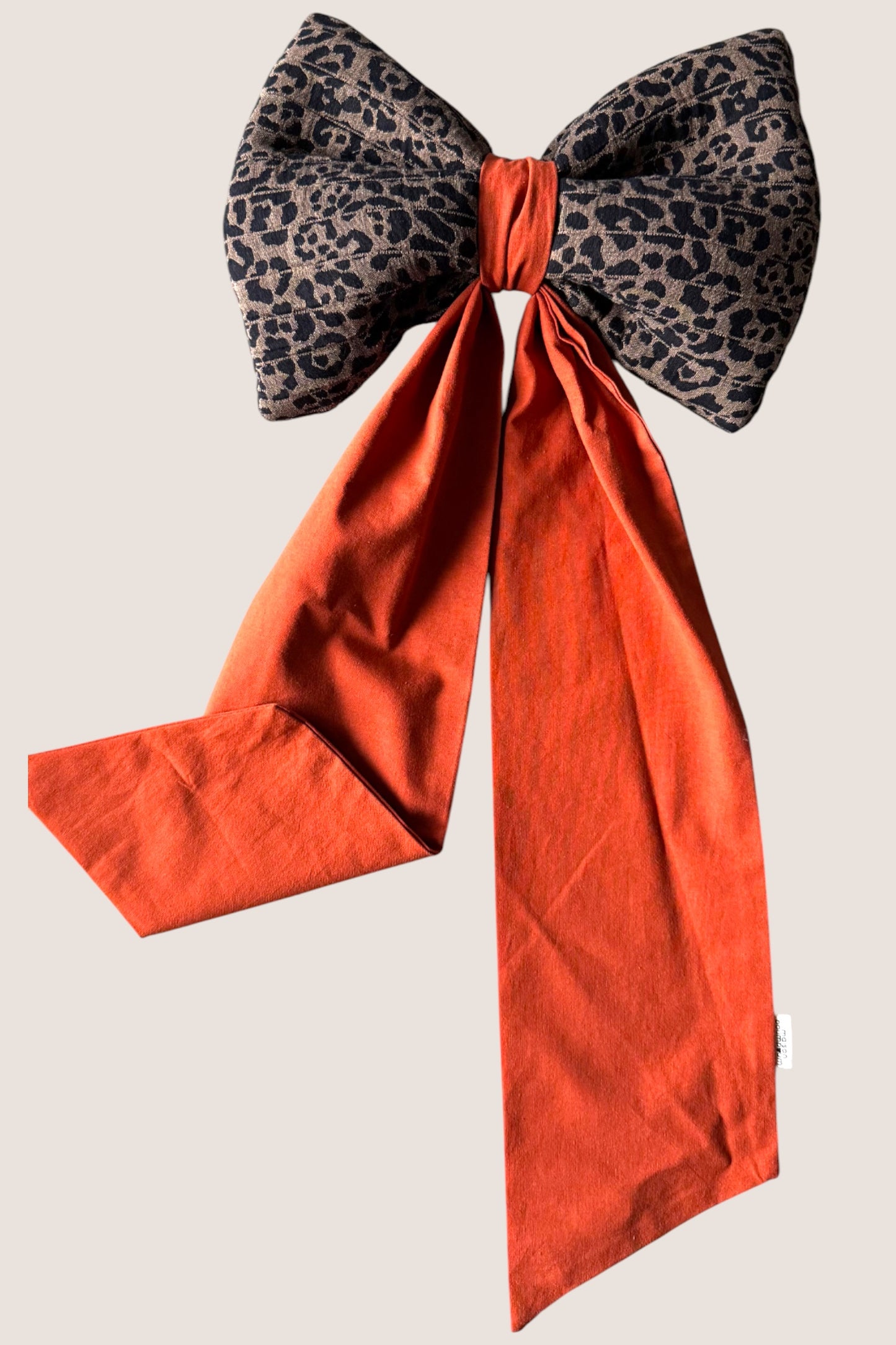 Le noeud de Noel - Léopard et orange