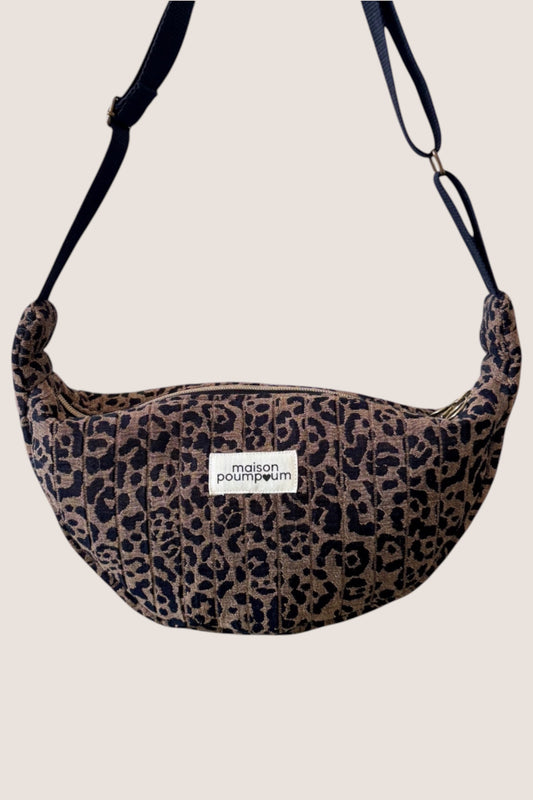 Sac Demi lune - Léopard