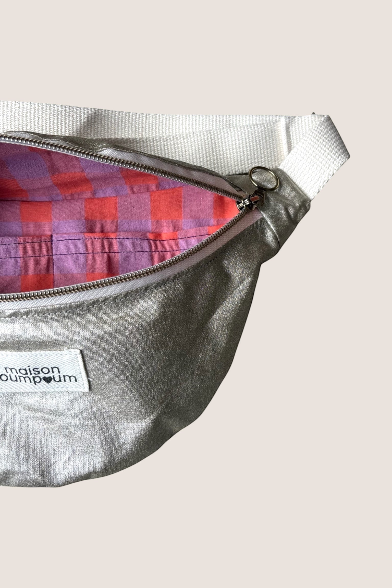 Sac Banane Enduit Doré zoom interieur 1