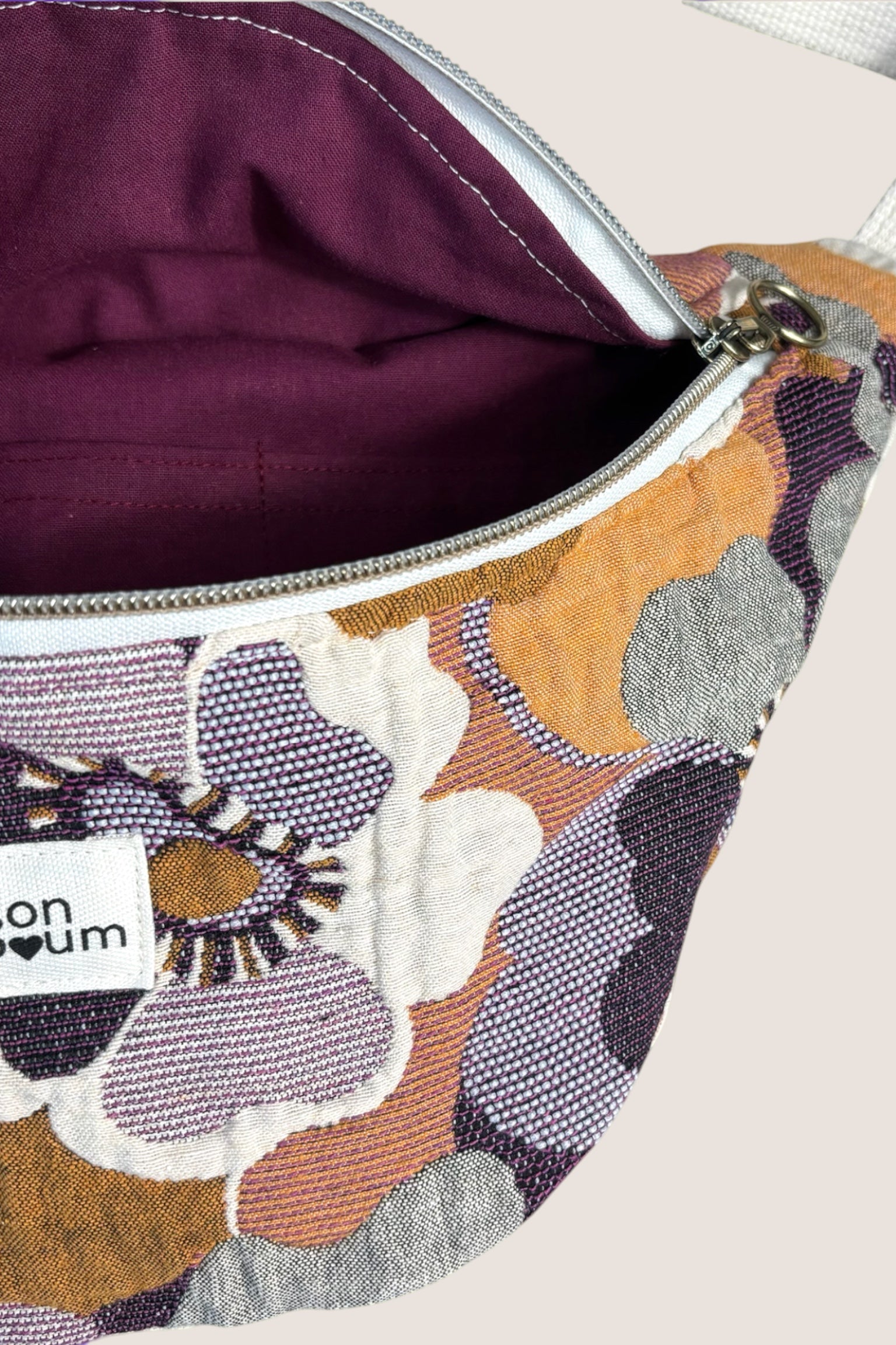 Sac Banane Maxi Fleur Vintage zoom interieur