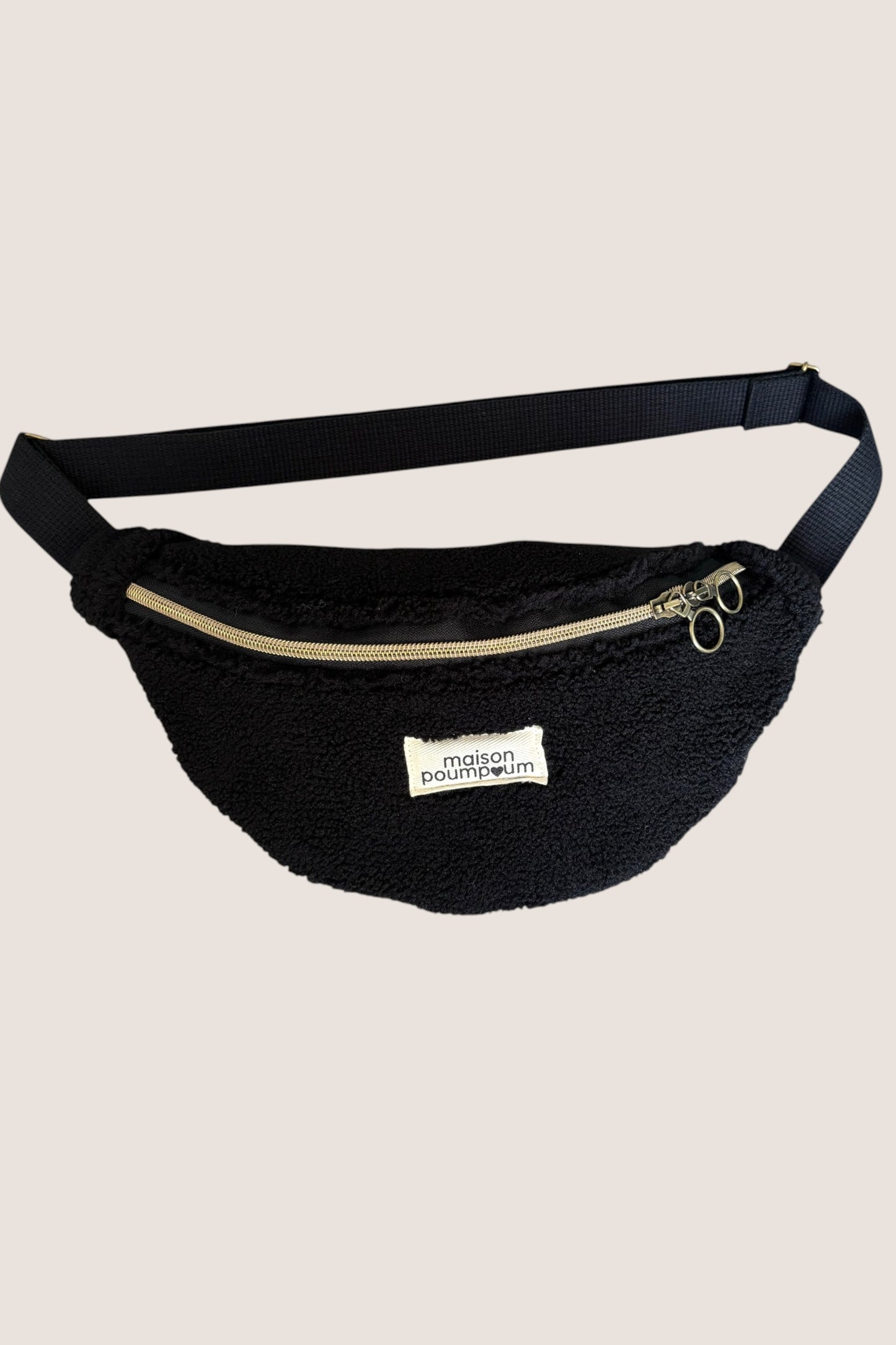 Sac Banane Moumoute Noire