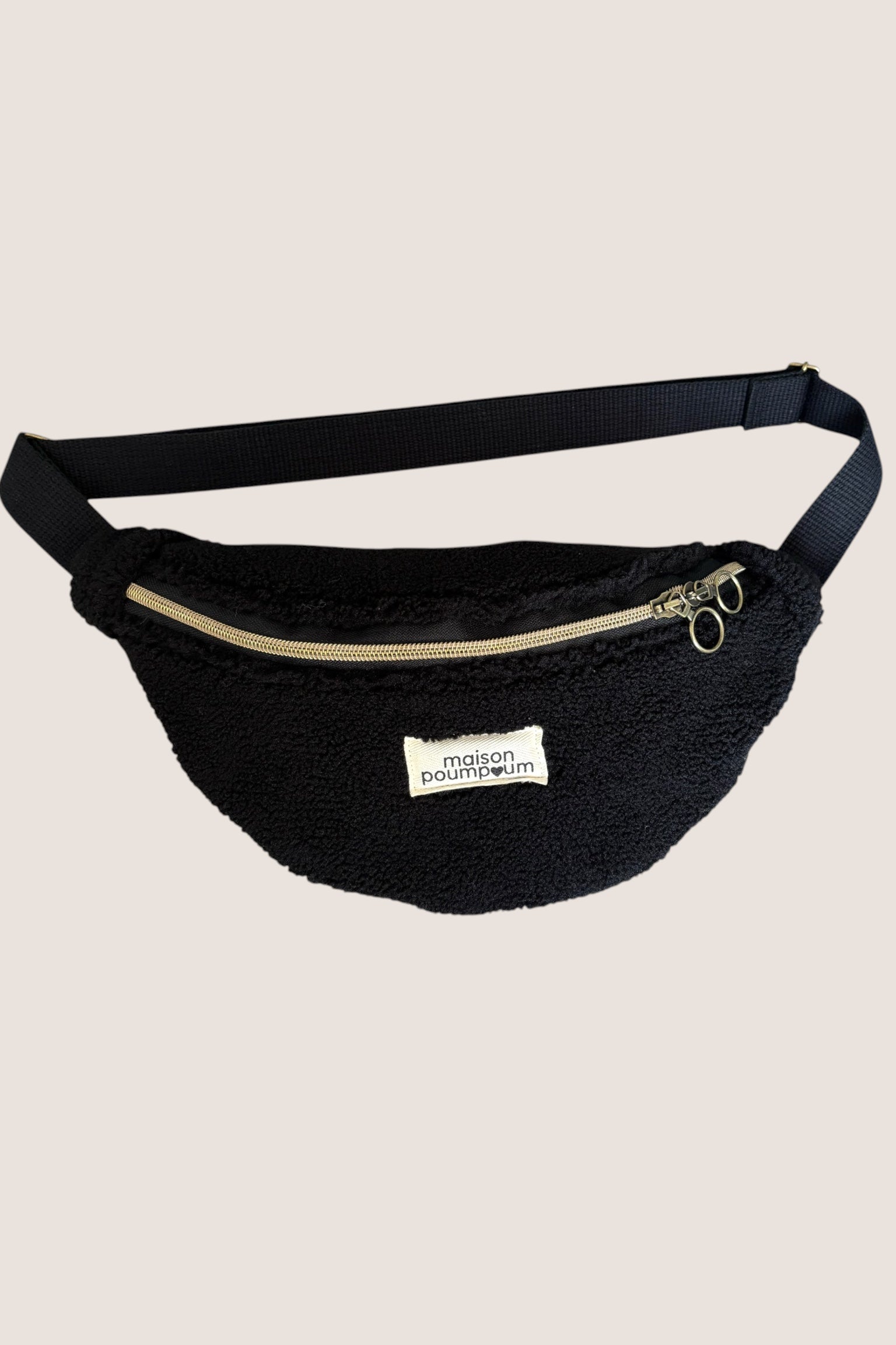 Sac Banane Moumoute Noire
