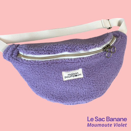 Sac Banane Moumoute Violet