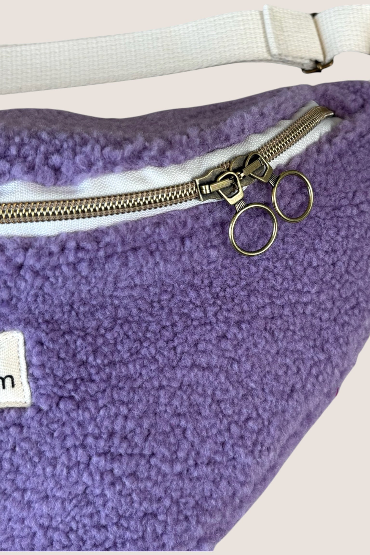 Sac Banane Moumoute Violet zoom