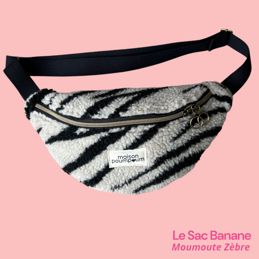 Sac Banane Moumoute Zèbre