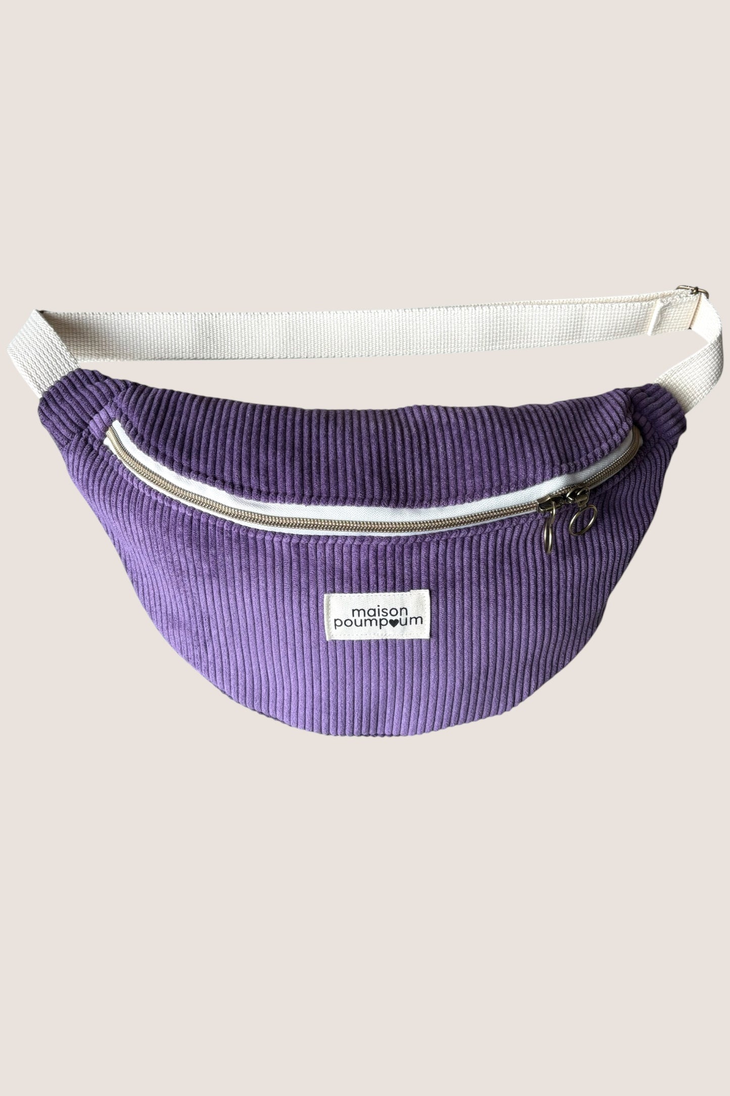 Sac Banane Velours Violet