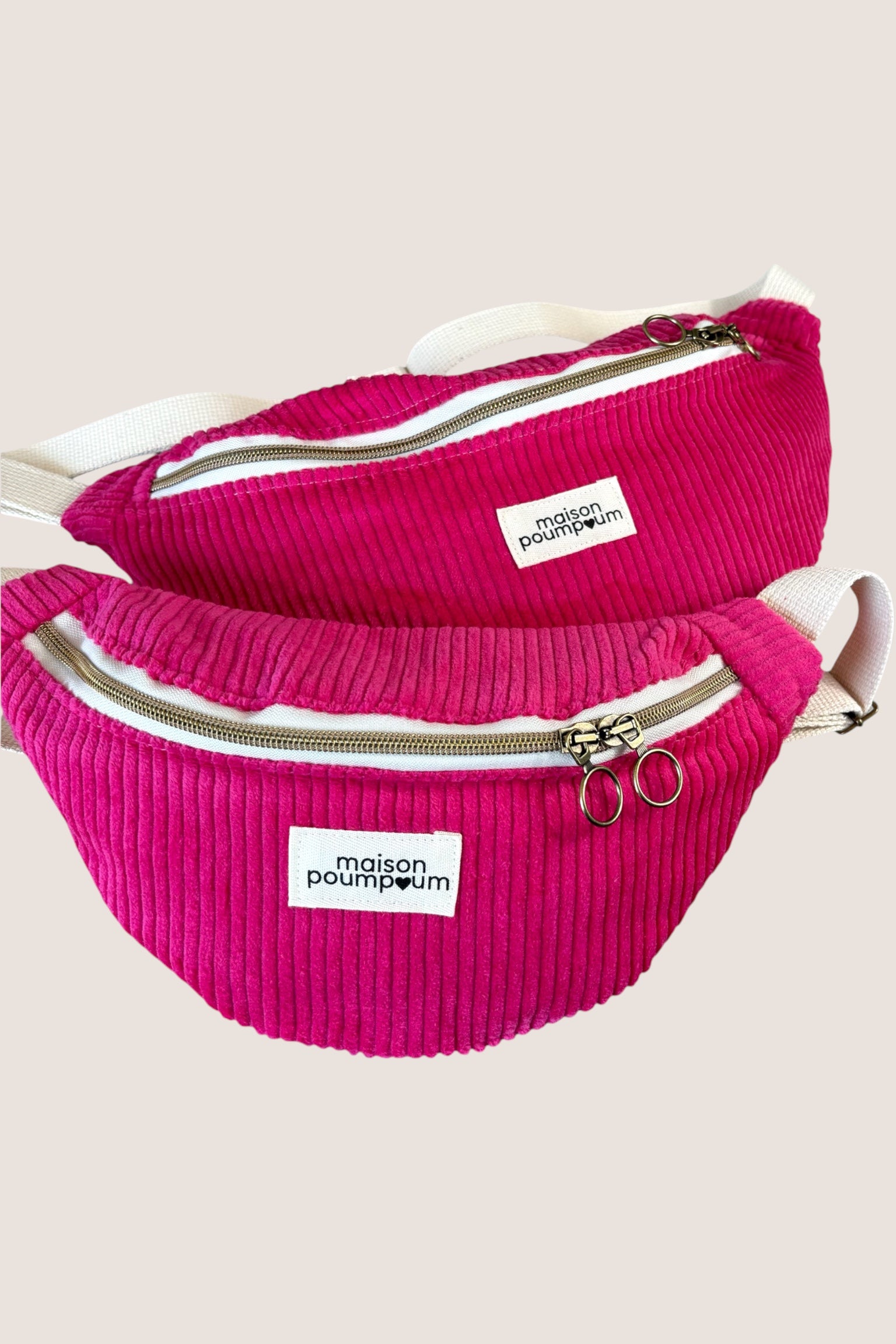 Sacs Banane Velours Fuchsia