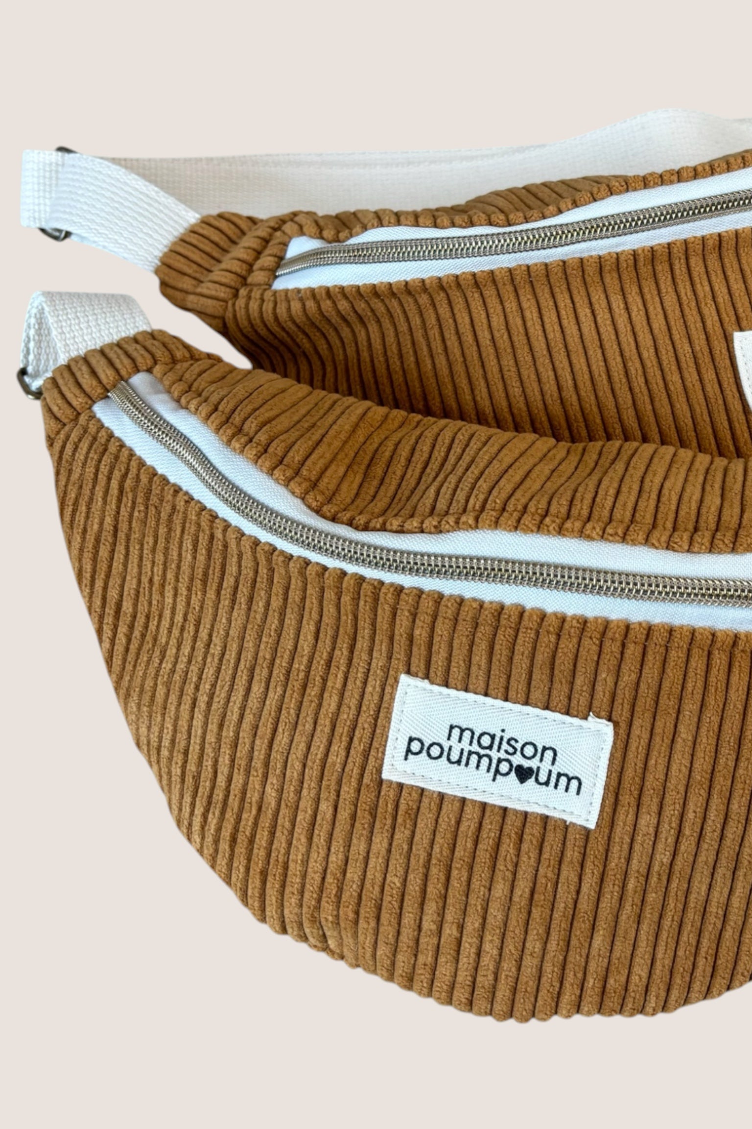 Sacs Banane Velours Moutarde