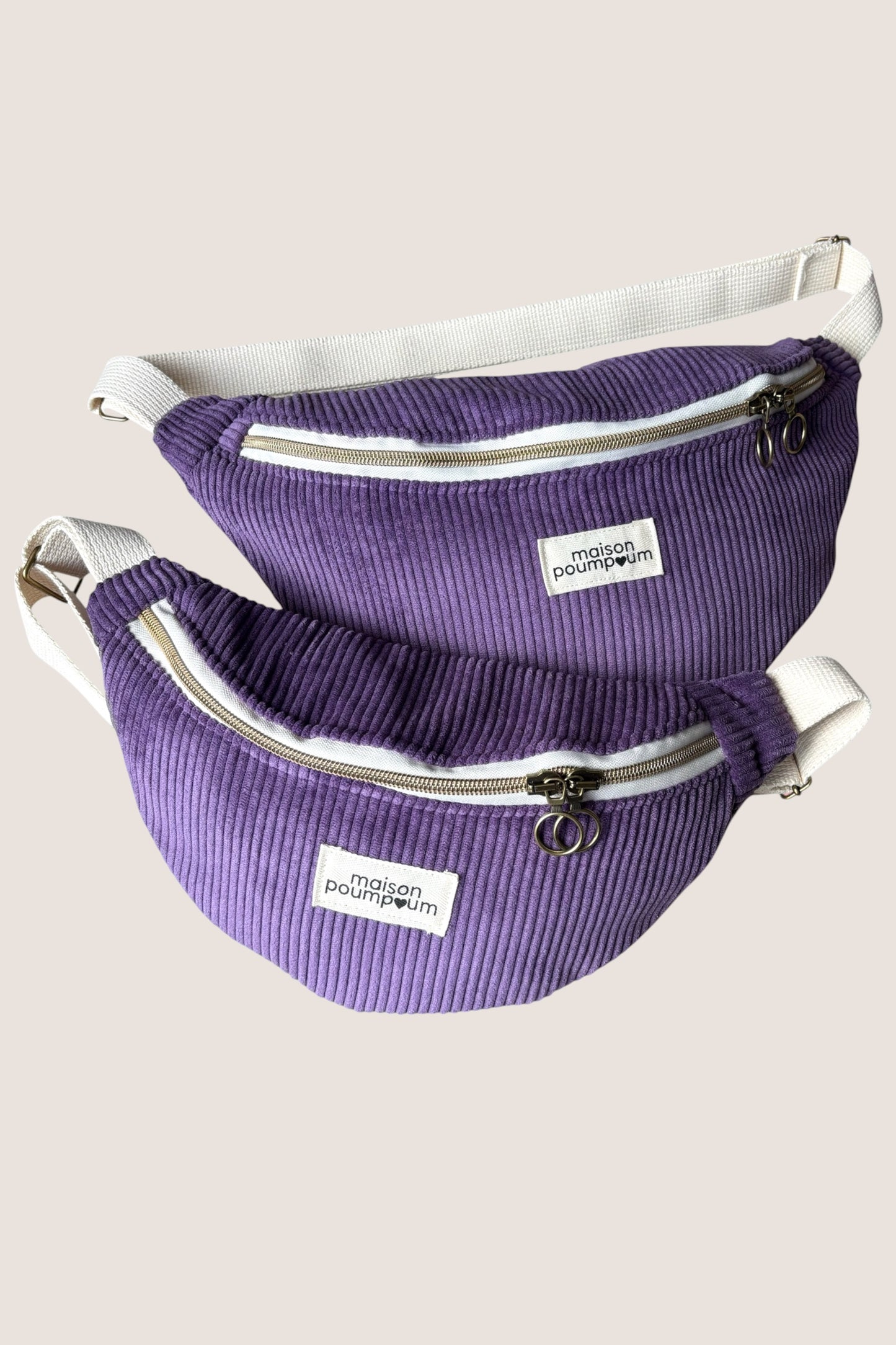 Sacs Banane Velours Violet