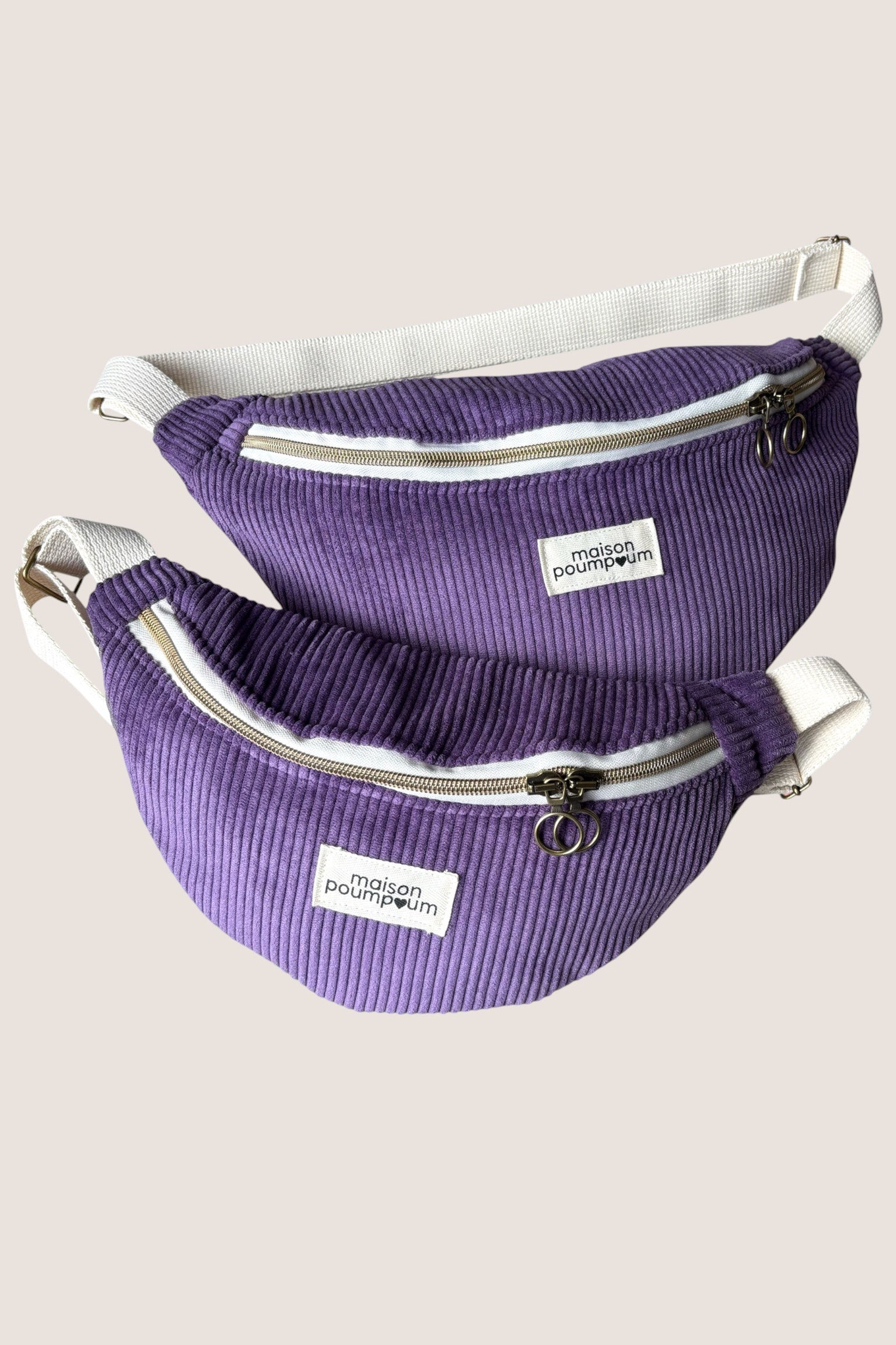 Sacs Banane Velours Violet