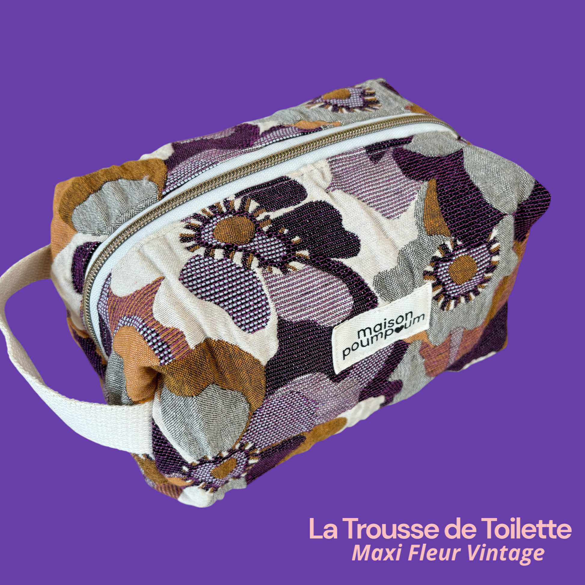Trousse de Toilette fleur vintage