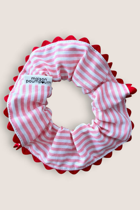 Chouchou Rayure rose – Maison PoumPoum