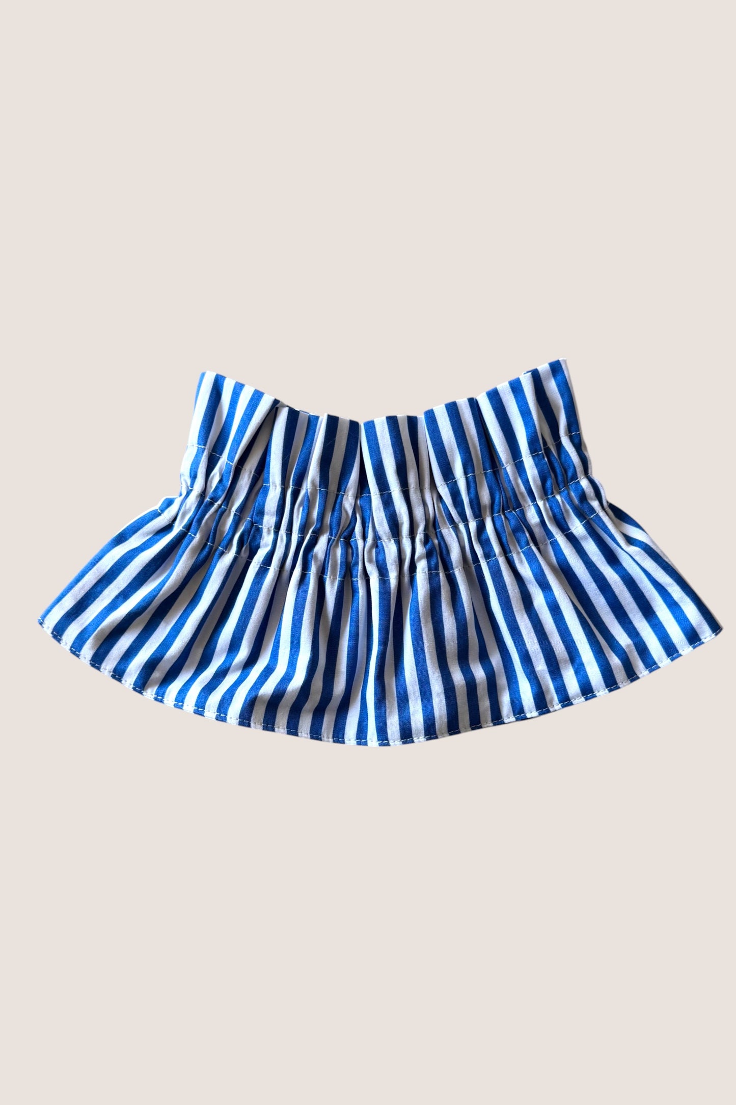 Le col amovible - Rayure bleu