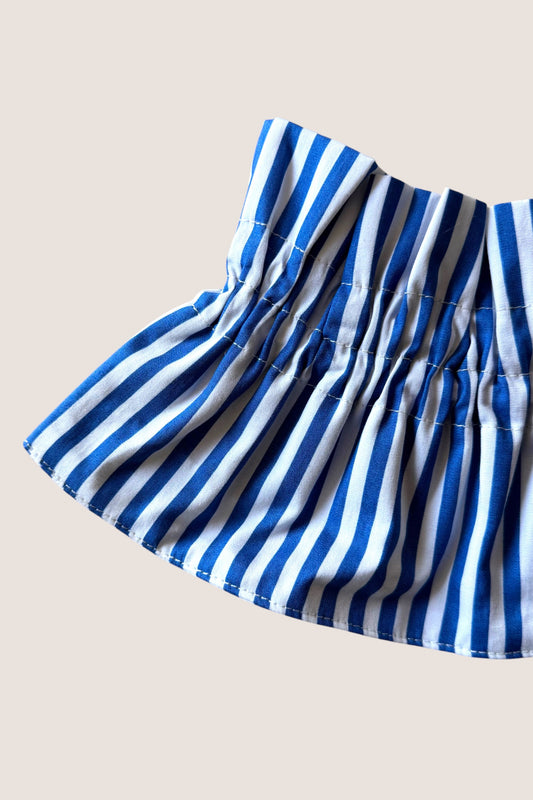 Le col amovible - Rayure bleu