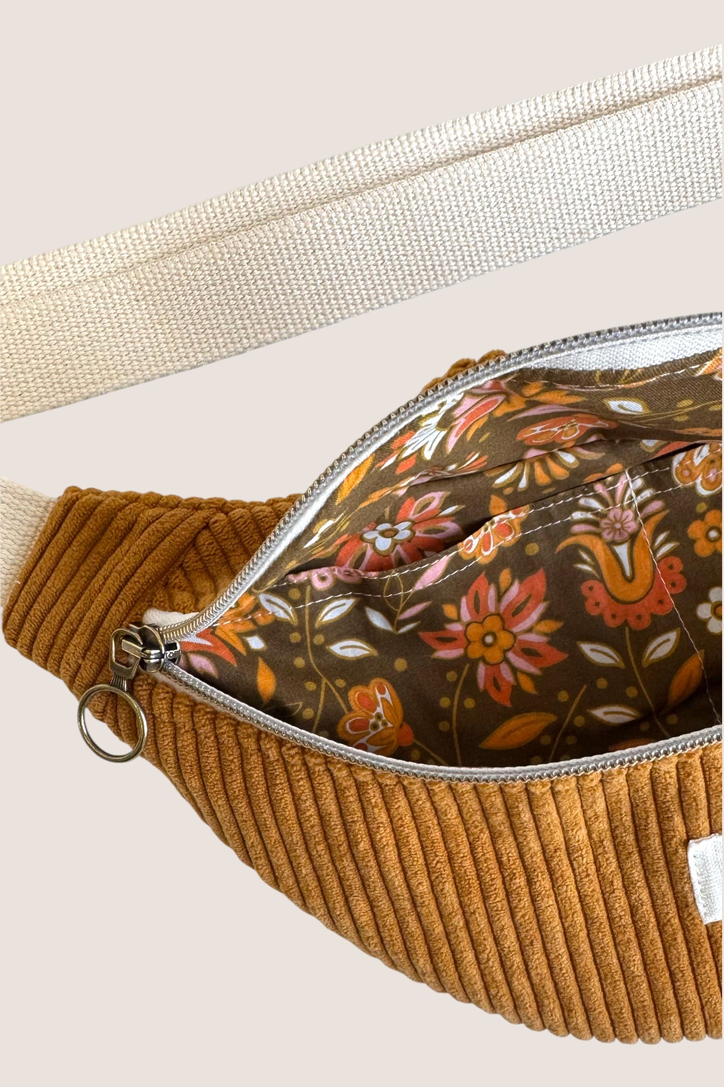 Sac banane - Velours côtelé moutarde