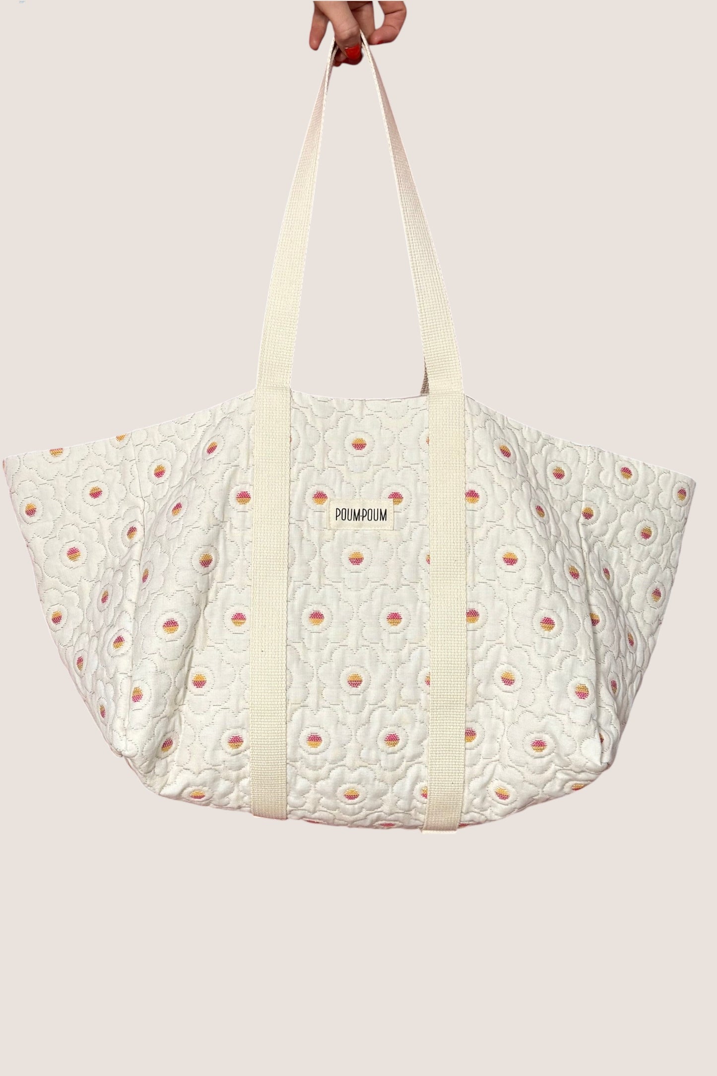 maxi cabas marguerite made in France