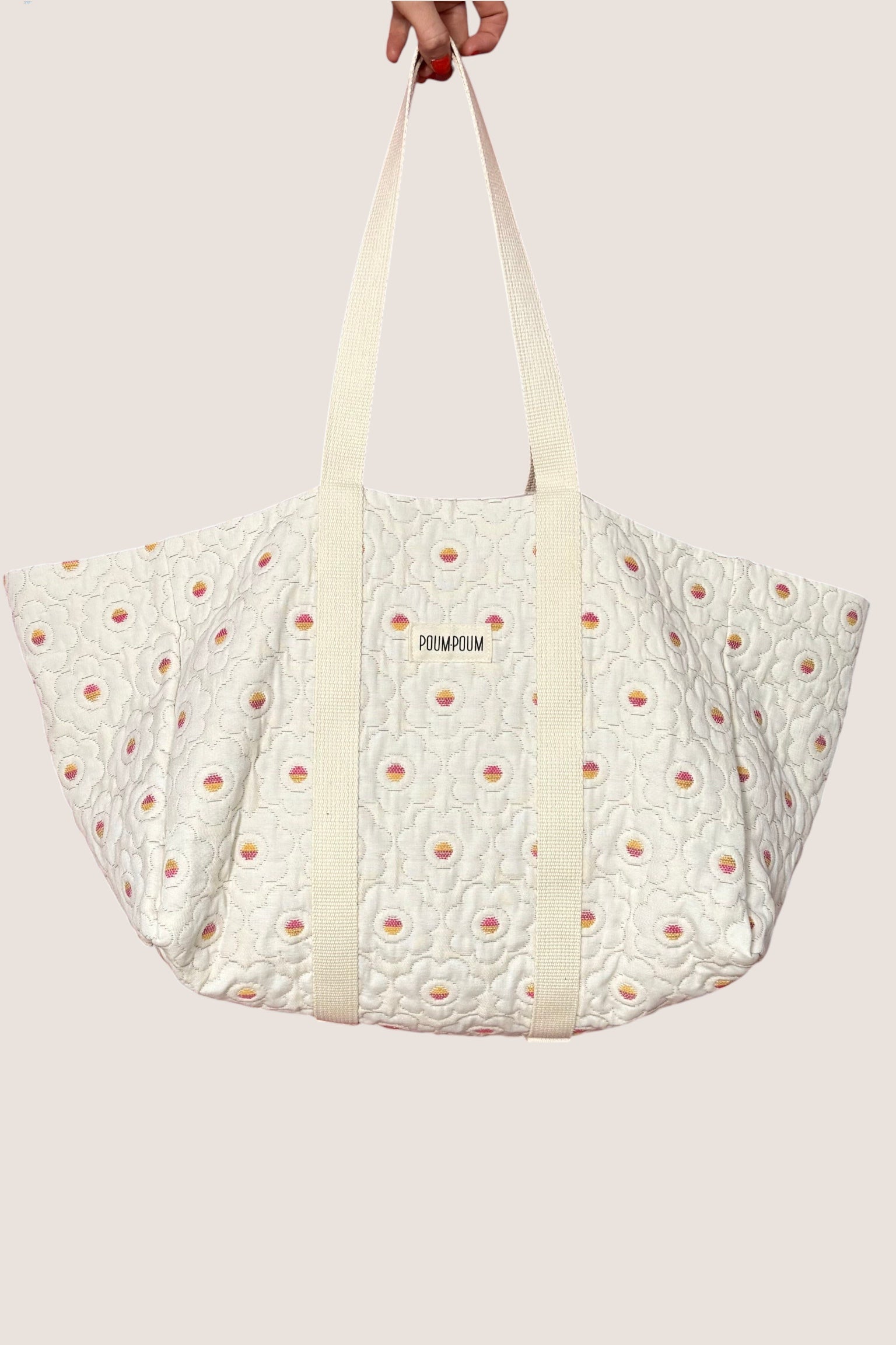 maxi cabas marguerite made in France