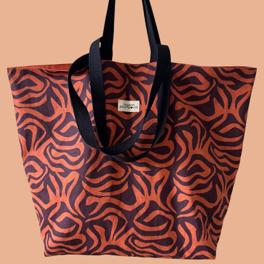 Maxi Totebag - Rétro psychédélique