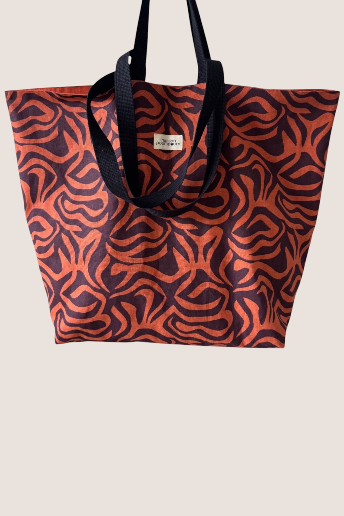 Maxi Totebag - Rétro psychédélique