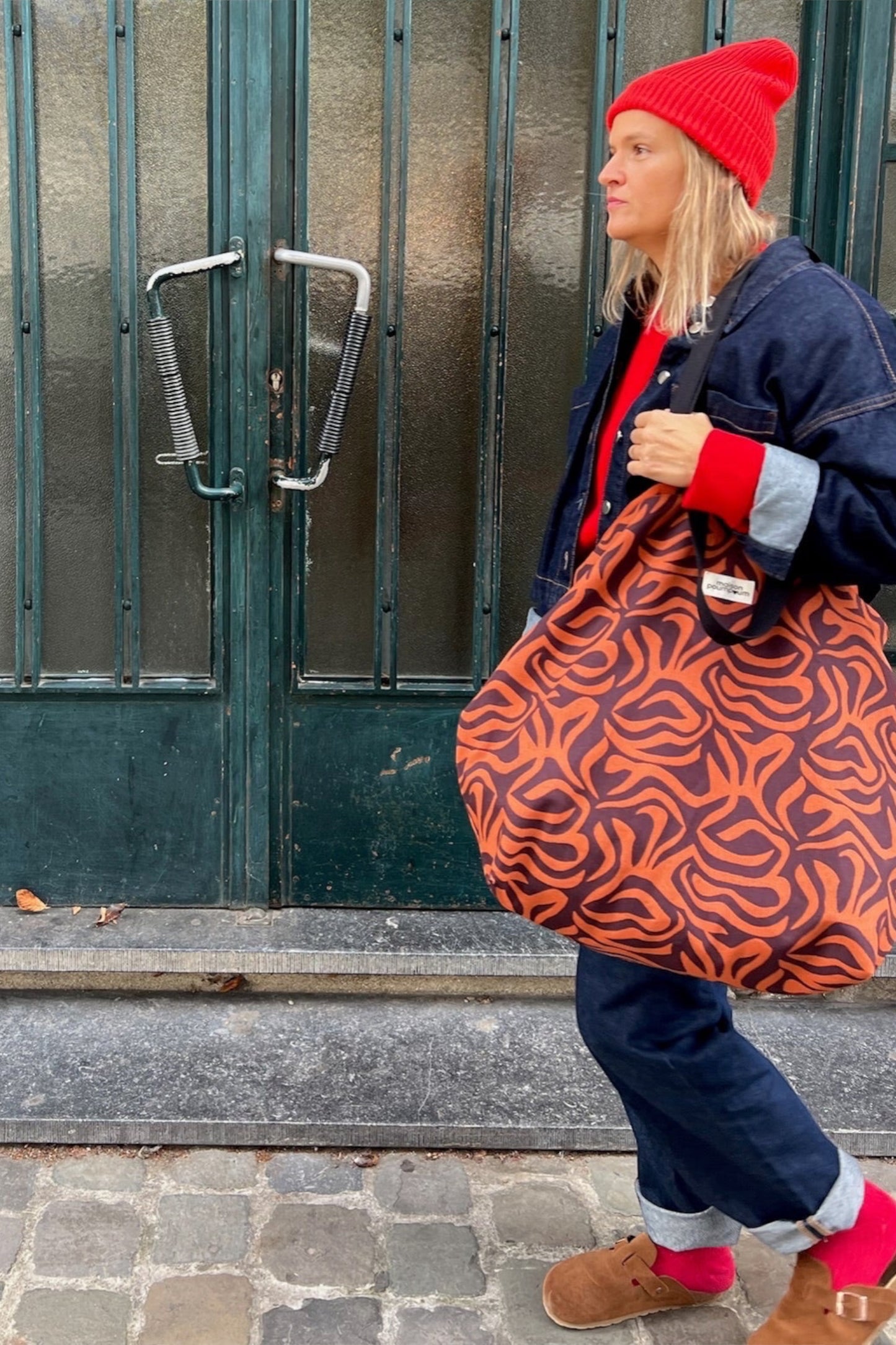 Maxi Totebag - Rétro psychédélique