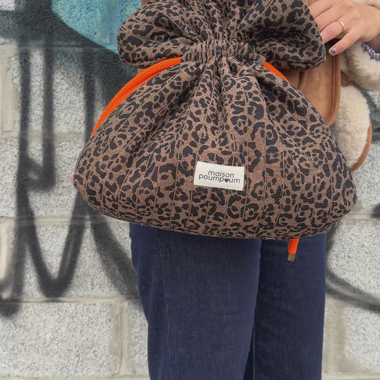 sac bourse leopard vidéo