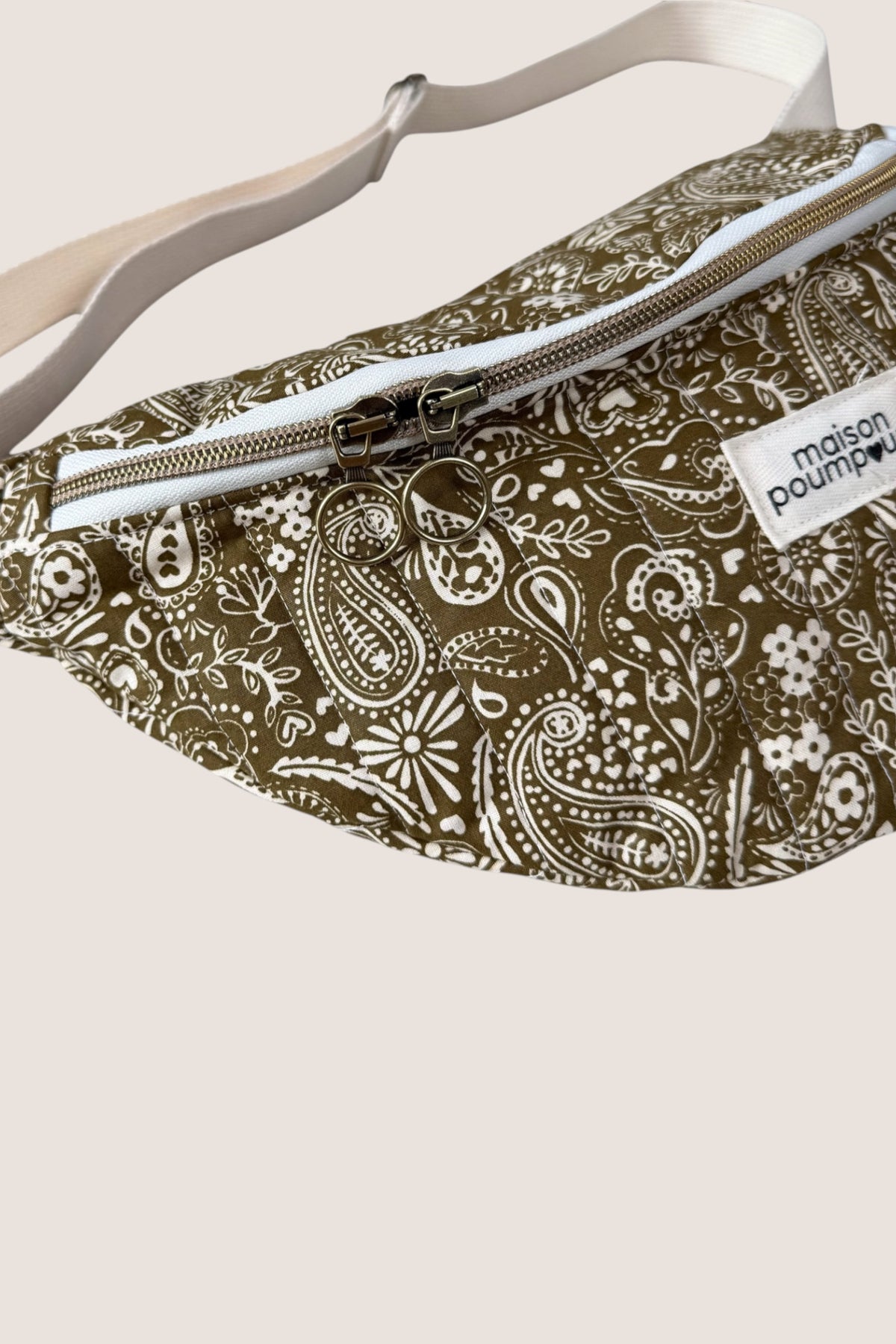 sac banane bandana kaki -maison poumpoum tissus