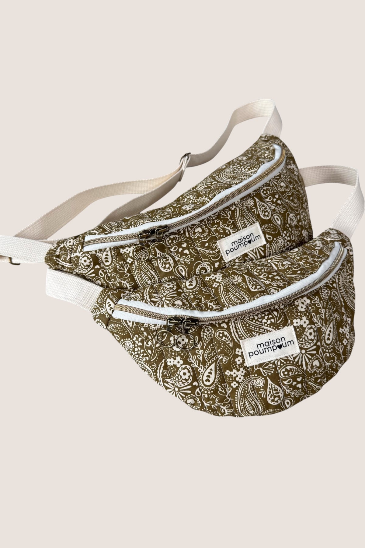 sac banane bandana kaki -maison poumpoum Taille M