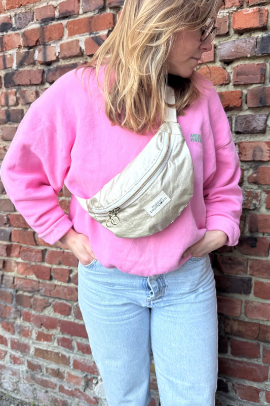 sac banane enduit doré maison poumpoum
