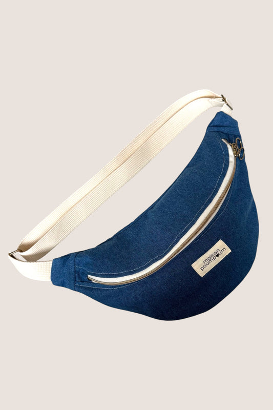 sac banane jean brut