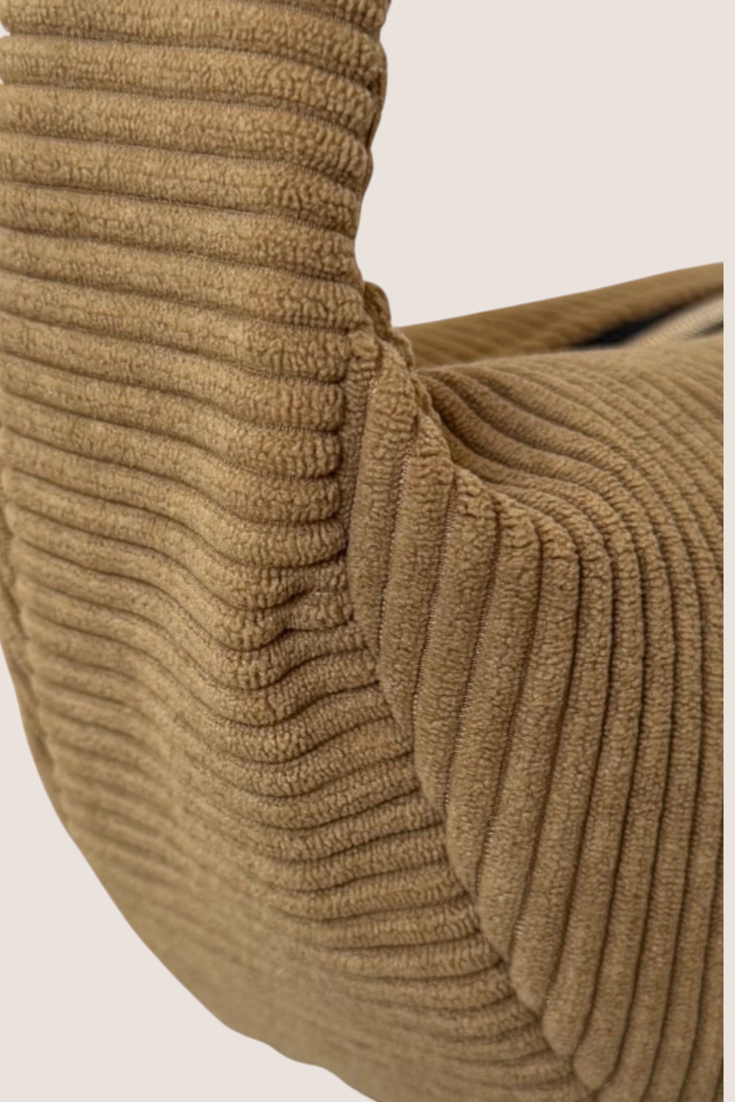 Sac Demi Lune - Velours camel