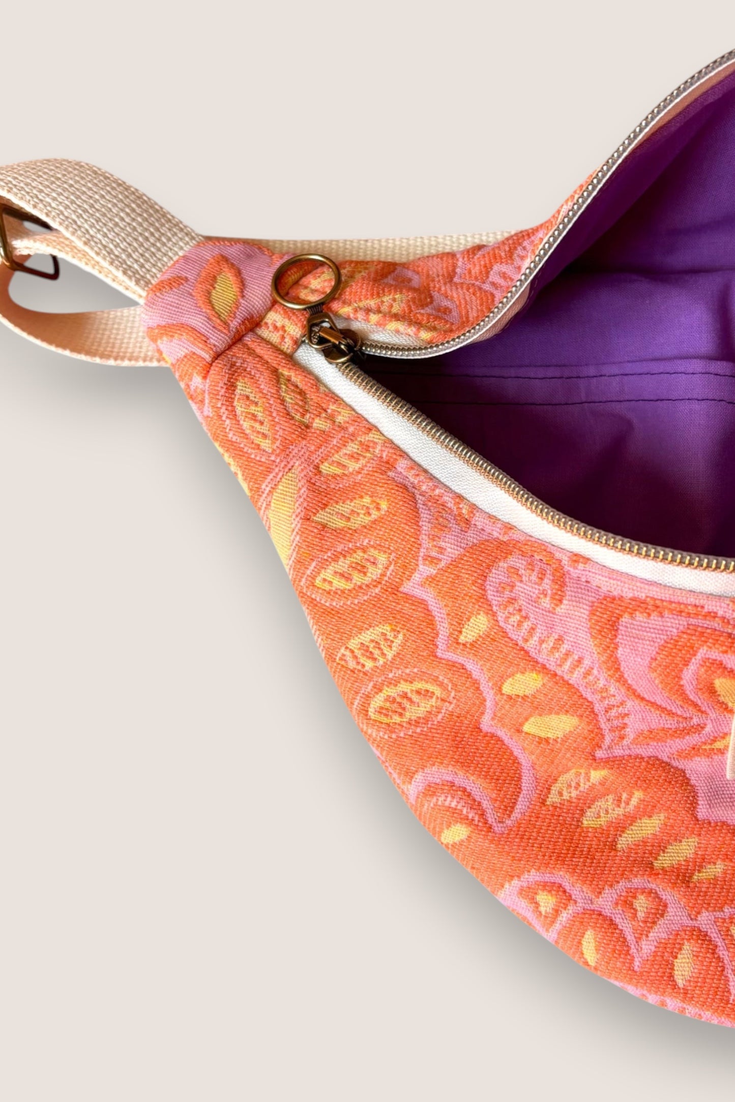 Sac banane - Jacquard Orange Vitaminé