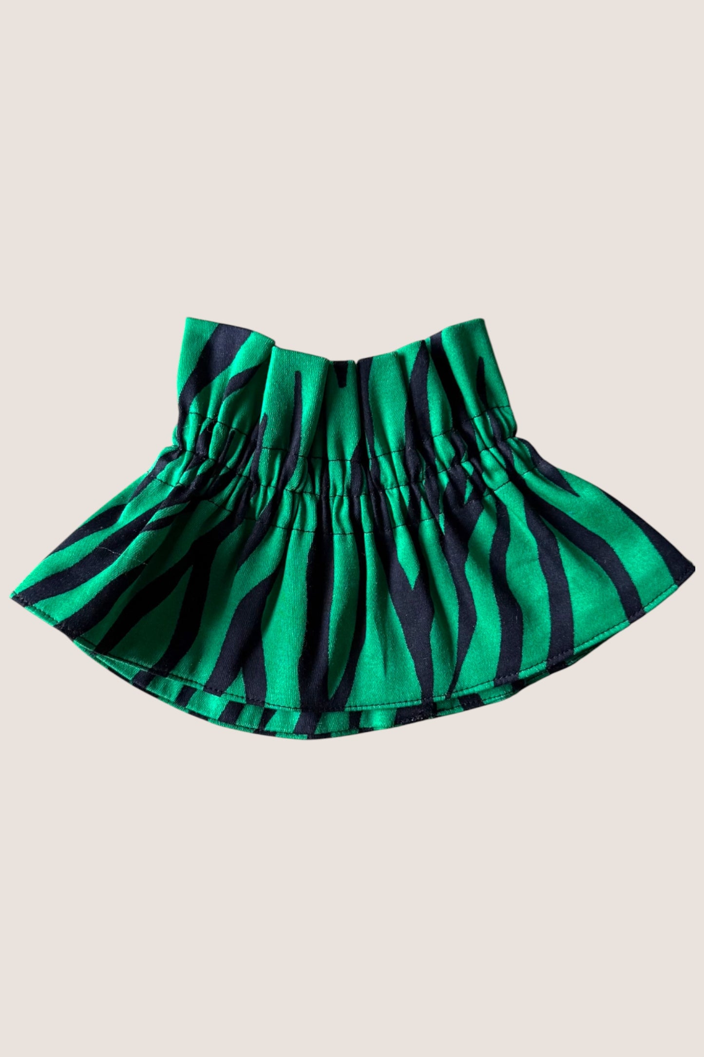 Le col amovible - Zèbre vert