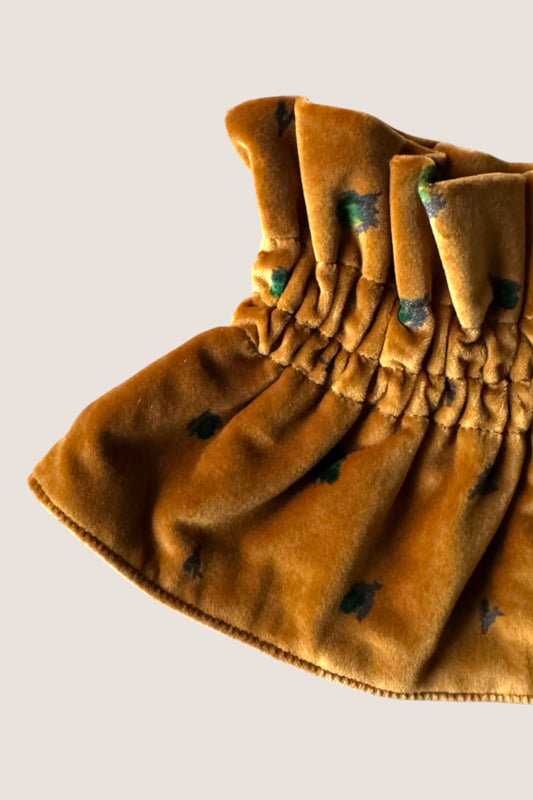 Le col amovible - Velours vintage - Pièce unique !