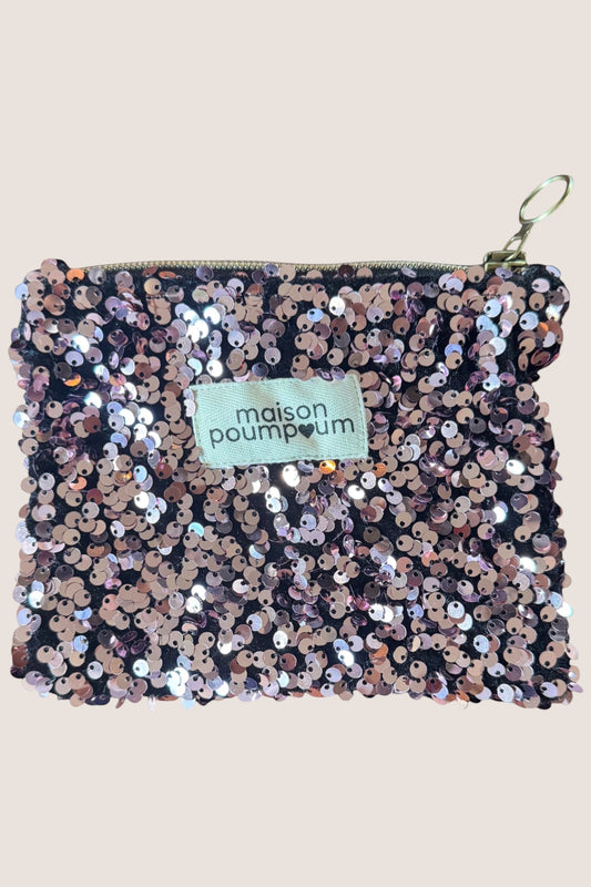 Pochette S - Sequin rose